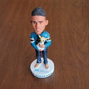 NHL San Jose Sharks Hockey Team Evander Kane & Penelope Dog Bobblehead New